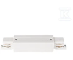 Kanlux TEAR bėgių sistemos elementai, tiesi jungtis TEAR N CON-I W balta 33240