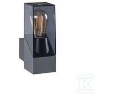 Sieninis šviestuvas Sieninis lauko šviestuvas KANLUX Laven, IP44, 1 x E27, max 10W, 13,5 x 8 x 25 cm