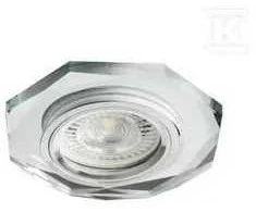 Įleidžiamas šviestuvas KANLUX MORTA, IP20, 12V/220V, 8,3x3,3 cm, skaidrus