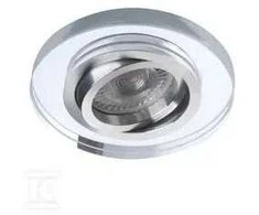 Įleidžiamas šviestuvas KANLUX MORTA CT-DTO50-SR, 12 V, 35 W, GU5.3, apvalios f., sidabro sp.