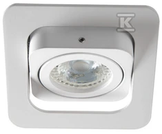 Įmontuojamas šviestuvas Kanlux Alren DTL-W, 35W, GU10