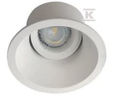 Įmontuojamas šviestuvas Kanlux Aprila, 35W, GU10, baltas