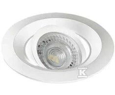 Įmontuojamas šviestuvas Kanlux Colie, 35W, GU10, baltas