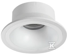 Kanlux Rėmelis įleidžiamiems šviestuvams IMINES, Ø10,2cm, Gx5,3/GU10, baltas