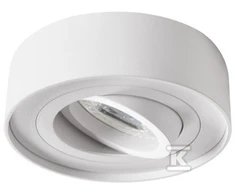 Įleidžiamasis šviestuvas KANLUX MINI BORD, 1 x GX5,3/GU10, max 35 W, baltos sp., Ø9,8 x 5 cm