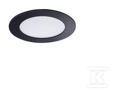 Kanlux LED šviestuvas 6W ROUNDA V2LED6W-WW-B 270lm 3000K juodas 33562