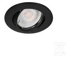 Įleidžiamasis šviestuvas KANLUX VIDI, 1 x GX5,3, max 50 W, juodos sp., Ø8,2 cm