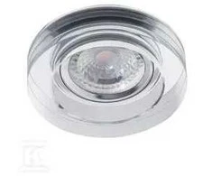 Įleidžiamasis šviestuvas KANLUX MORTA B, 1 x GX5,3, max 50 W, sidabro sp., Ø9 x 3,6 cm