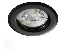 Įleidžiamas šviestuvas KANLUX ALOR, 35W, IP20, 12V/220V, 8,3x3,3 cm, juodos sp.
