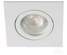 Įmontuojamas šviestuvas Kanlux Dalla, 50W, GX5.3, baltas