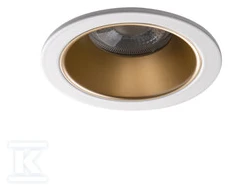 Šviestuvas įleidžiamas Kanlux Glozo, 10W, GU10, baltas