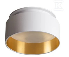 Šviestuvas įleidžiamas Kanlux Govik, 10W, GU10, baltas