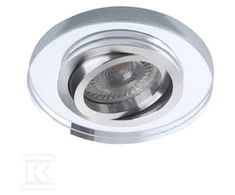 Įleidžiamas šviestuvas KANLUX MORTA CT-DTO50-SR, 12 V, 35 W, GU5.3, apvalios f., sidabro sp.
