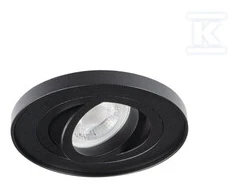 Šviestuvas įleidžiamas Kanlux Tiny Bord, 10W, GU10, juodas