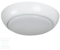 Kanlux Plafoniera lubinis šviestuvas 2x15W E27 II kl. 220-240V IP44 ERTON 240 OP-W baltas apvalus 35771