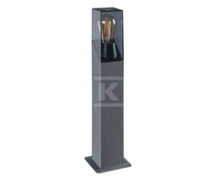 Pastatomas lauko šviestuvas KANLUX Laven, IP44, 1 x 27, max 10W, 13 x 13 x 50 cm
