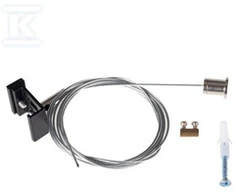 Kanlux TEAR N SKIT B pakabos trosas, juodas 33257