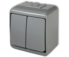 Karlik Elektrotechnik 10WHE-2 JUNIOR Žvakės jungiklis šviesiai rutulys IP54 10WHE-2