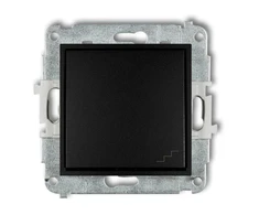Karlik Elektrotechnik Karlik Stair jungtis Karlik Icon 12IWP-3, matinė juoda