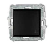 Karlik Elektrotechnik Karlik Cross jungtis Karlik Icon 12IWP-6, matinė juoda