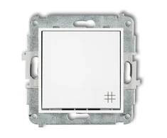Karlik Elektrotechnik 25MWP-6 MINI Kryžminio jungties mechanizmas baltas matinis 25MWP-6
