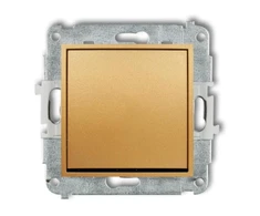 Karlik Elektrotechnik 29MWP-1 MINI Vienpolis jungiklis auksinis 29MWP-1