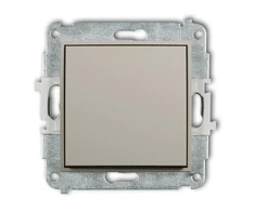 Karlik Elektrotechnik 60MWP-6.1 MINI Kryžminio jungiklio mechanizmas (vienas klavišas be piktogramos) taupe 60MWP-6.1