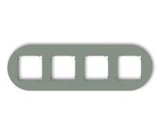 Karlik Elektrotechnik 61MRTO-4 MINI Universalus keturkampis apvalus rėmas pagamintas iš šalavijo 61MRTO-4 plastiko