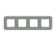 Karlik Elektrotechnik 61MRTZ-4 MINI Universalus keturkampis apvalus rėmas pagamintas iš šalavijo 61MRTZ-4 plastiko