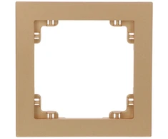 Karlik Elektrotechnik 8DR-1 DECO Ramka pojedyncza auksinė metalik 8DR-1