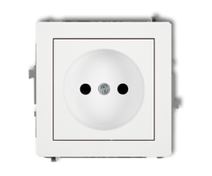 Karlik Elektrotechnik Karlik DECO Vieno lizdo b / U 2P baltas DGP-1