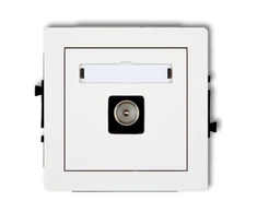 Karlik Elektrotechnik DGTV-1 DECO Lizdas vienvietė TV antena balta DGTV-1