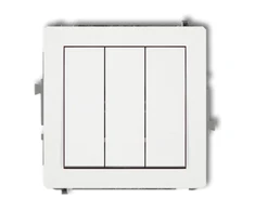Karlik DECO triple- balta pleistro jungtis (DWP-7)