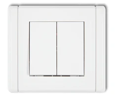 Karlik Elektrotechnik FWP-2 FLEXI žvakidės jungiklis balta FWP-2