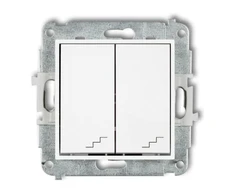 Karlik Elektrotechnik Karlik Łącznik schodowy Icon IWP-33 podwójny balta