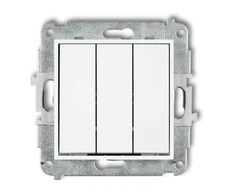 Karlik Elektrotechnik IWP-7 ICON IWP-7 trigubo jungties mechanizmas, baltas