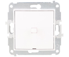 Karlik Elektrotechnik Karlik MINI vienos Amerikos stiliaus balta MPRUS-1 jungtis