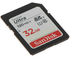 Sandisk ATMINTIES KORTELĖ SD-10/32-SAND UHS-I, SDHC 32 GB SANDIS DISKAS