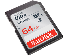Sandisk ATMINTIES KORTELĖ SD-10/64-SAND UHS-I, SDXC 64 GB SANDIS DISKAS