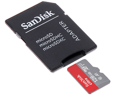 ATMINTIES KORTELĖ SD-MICRO-10/128-SAND Micro SD UHS-I, SDXC 128 GB SANDISK