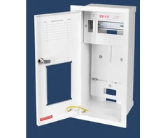 Karwasz RW-1-P Z/O /E Įleidžiamoji skaitiklių spintelė, 1 metro, 1 fazės, 6 moduliai, sandari IP30, 115 mm RW-1P Z O/E