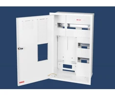 Karwasz Įleidžiama skaitiklio spintelė, 1 metro, 3 fazių, 25 moduliai, sandari IP30 115 mm RW-25P Z/E