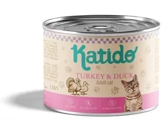 KATIDO Indyk su Kaczką,premium karma katei 200g