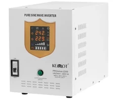 KEMOT PROsinus-2200 avarinio maitinimo keitiklis su gryna sinusine banga ir įkrovimo funkcija 12V 230V 2200VA / 1600W