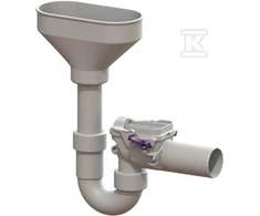 Kessel Staufix Siphon DN50 grįžtamasis vožtuvas saugumo perdavimo