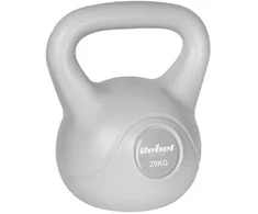 REBEL ACTIVE bituminis svarmuo (kettlebell) 20 kg pilkas