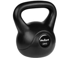 Bituminis kettlebell svoris 22 kg REBEL ACTIVE