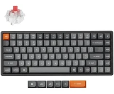 Keychron K2 Max klaviatūra Uniwersalne USB + RF belaidė + Bluetooth Juodas, Pilka