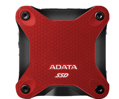 Kietasis diskas Adata SD620 1TB išorinis SSD diskas, raudonas