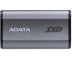 Kietasis diskas Adata SE880 1TB USB3.2A/C Gen2x2 išorinis SSD diskas, pilkas
